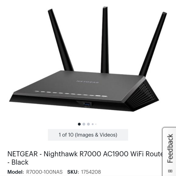 Netgear Nighthawk R7450 Router - Picture 1 of 16